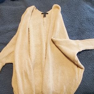 Cream/white cardigan